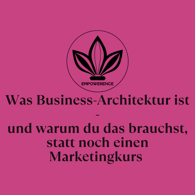 was ist Business Architektur